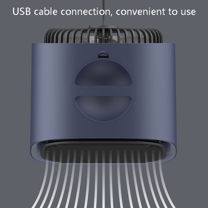 Desktop Cooling Fan USB Portable Office Cold Air Conditioning Fan, Colour: M201 Sky White | Kalsten