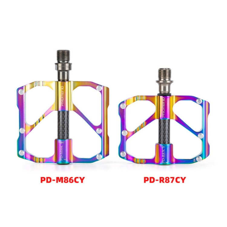 BowLift | 1 Pair PROMEND Three Peilin Bearings Aluminum Alloy CNC Bicycle Colorful Pedals PD-M86CY
