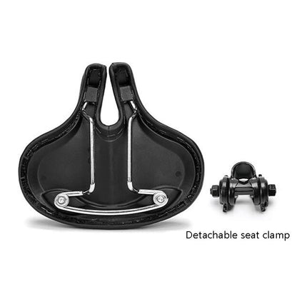 BowLift | Bike No Nasal Seat Mountain Bike Saddle Comfortable Shock Absorption Bicycle Outdoor Bicycle Accessories Saddle (Black)