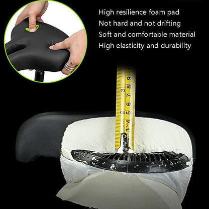 BowLift | Bike No Nasal Seat Mountain Bike Saddle Comfortable Shock Absorption Bicycle Outdoor Bicycle Accessories Saddle (Black)
