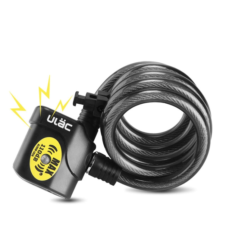 Kalsten | ULAC AL-3P Bicycle Alarm Cable Lock Mountain Bike Lock Bicycle Accessories