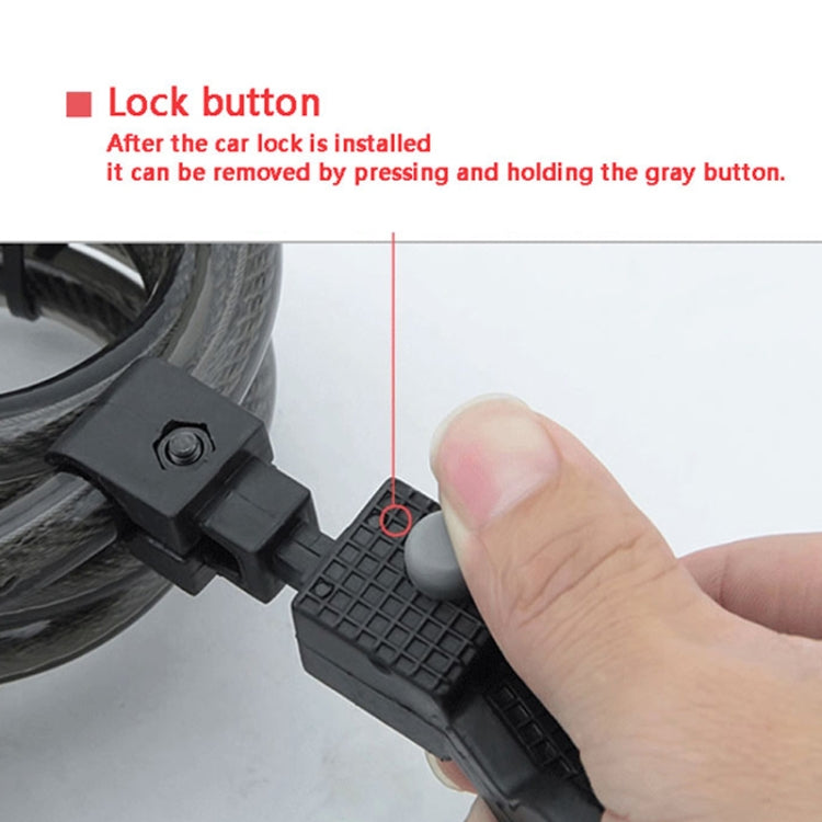 Kalsten | ULAC AL-3P Bicycle Alarm Cable Lock Mountain Bike Lock Bicycle Accessories
