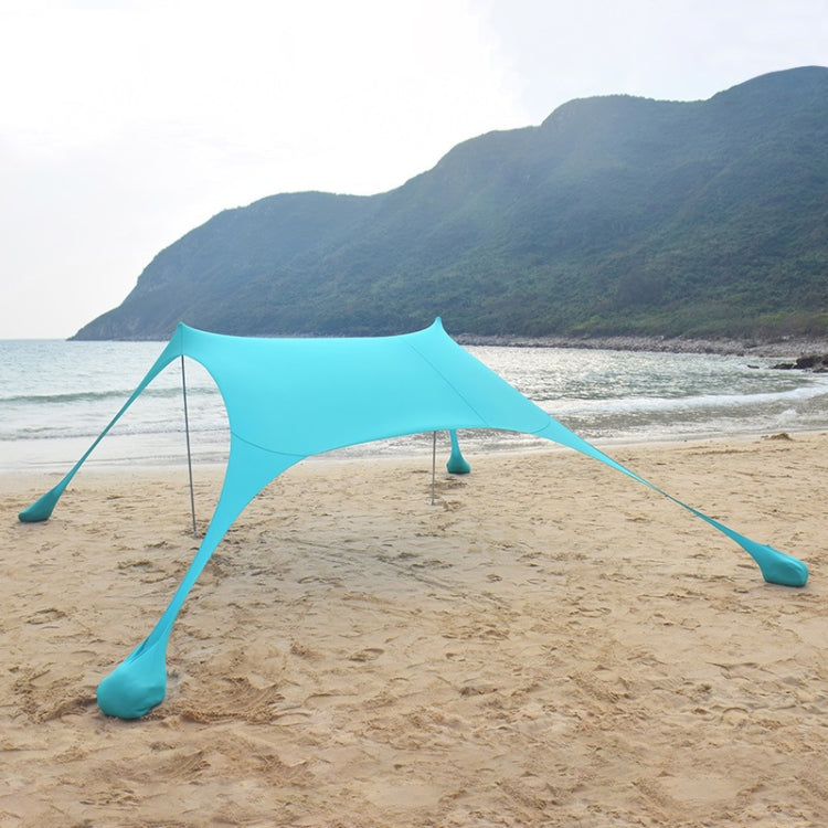 Sandsberg | Outdoor Beach Lycra Pavilion Camping Tent Sunshade Fishing Tent, Size: 210x200x150cm (Lake Blue)