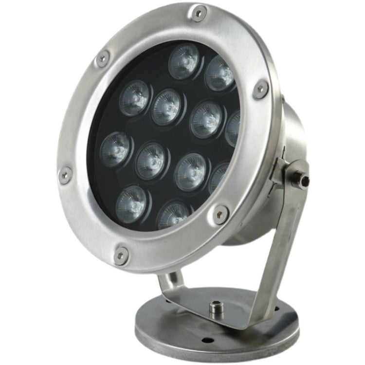 Karnz | LED Underwater Light Pool Fish Pond Fountain Waterproof Landscape Light 18W (Warm White)