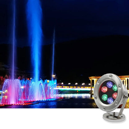 Brehn | LED Underwater Light Pool Fish Pond Fountain Waterproof Landscape Light 24W (Warm White)