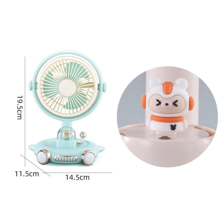 Household Cute Pet Fan USB Desktop Night Light Fan(Apricot) | Kalsten