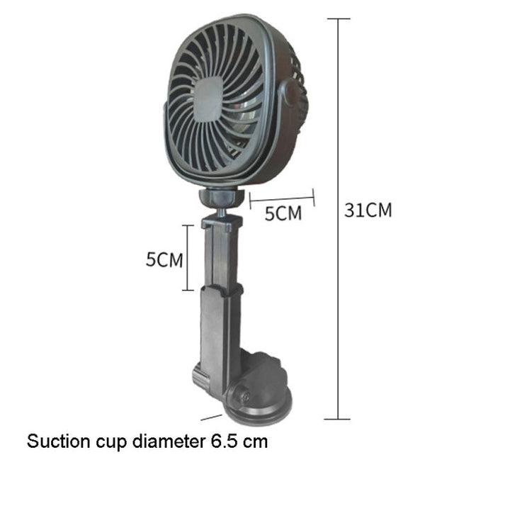 Car Suction Cup Fan Desktop Dormitory Office Kitchen Fan(Pink) | Kalsten