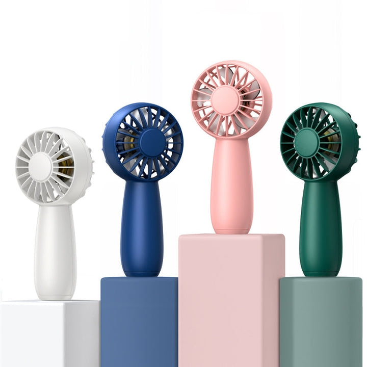 USB Outdoor Mini Handheld Brushless Motor Fan, Style: 1500mAh(Pink) | Kalsten