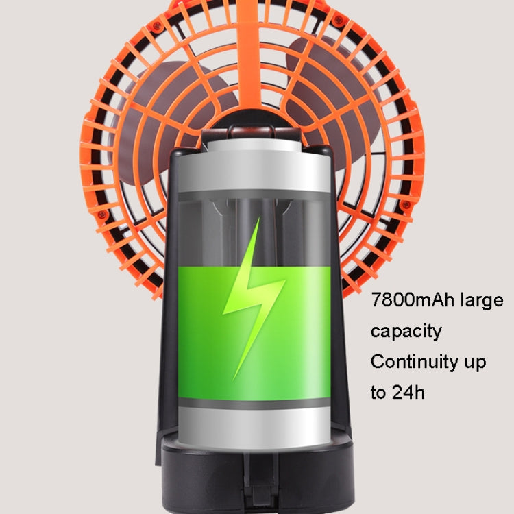 Outdoor Camping USB Charging Fan Tent Swing Head Fan With Tripod LED Light(Black) | Kalsten