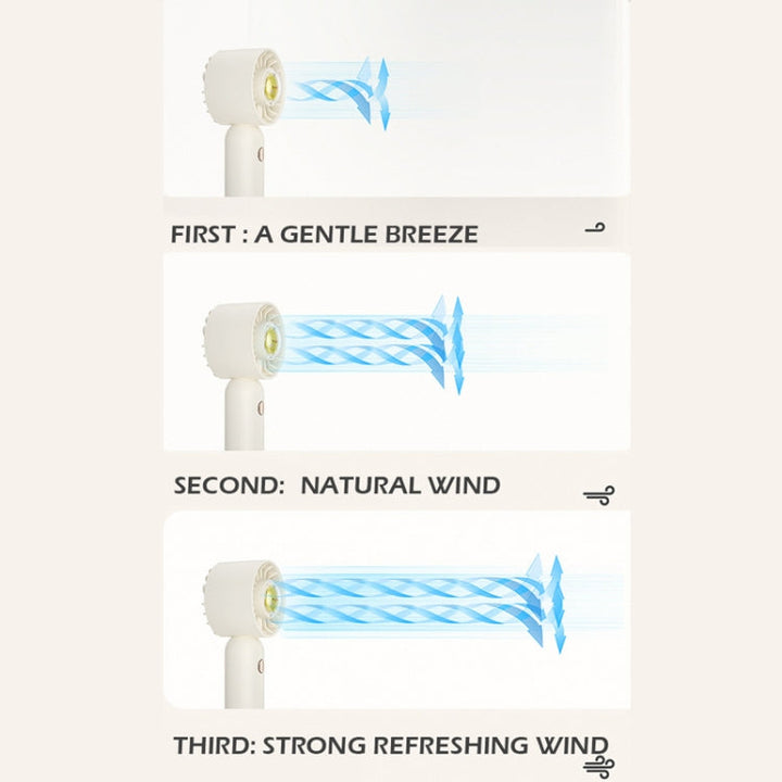 Hand Holds Small Fan Portable Mini Pocket Fan, Style: Blue Duck | Kalsten