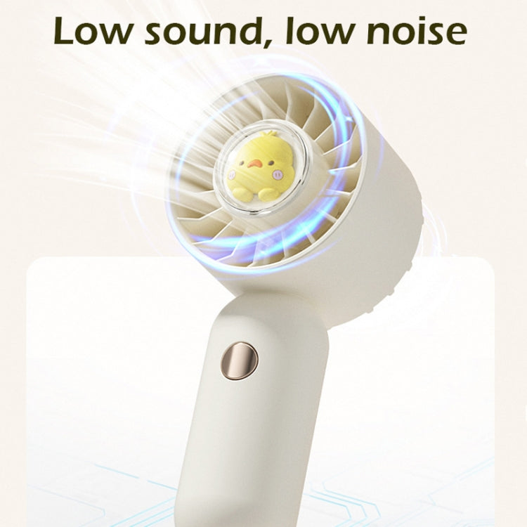 Hand Holds Small Fan Portable Mini Pocket Fan, Style: Blue Duck | Kalsten