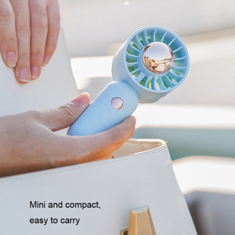 Hand Holds Small Fan Portable Mini Pocket Fan, Style: Blue Duck | Kalsten