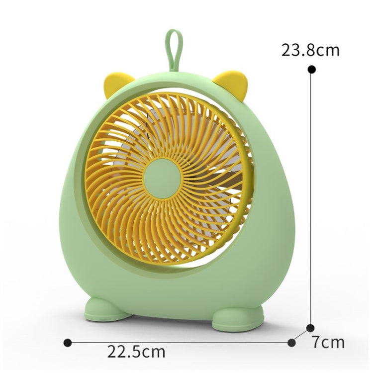 Dormitory Portable Animal Ear Desktop Electric Fan, Style: Charging Version Pink | Kalsten