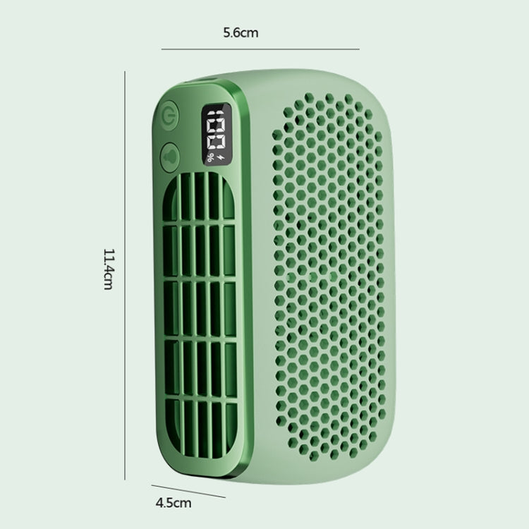 USB Charging Digital Display Portable Bladeless Outdoor Mini Night Light Fan(Pink) | Kalsten