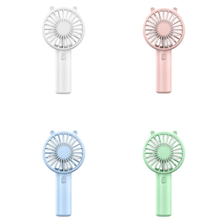 Mini USB Handheld Fan Rechargeable Portable Desktop Phone Holder(Pink) | Kalsten