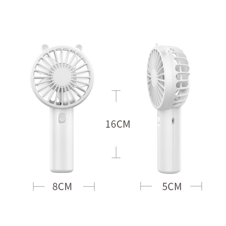 Mini USB Handheld Fan Rechargeable Portable Desktop Phone Holder(Pink) | Kalsten