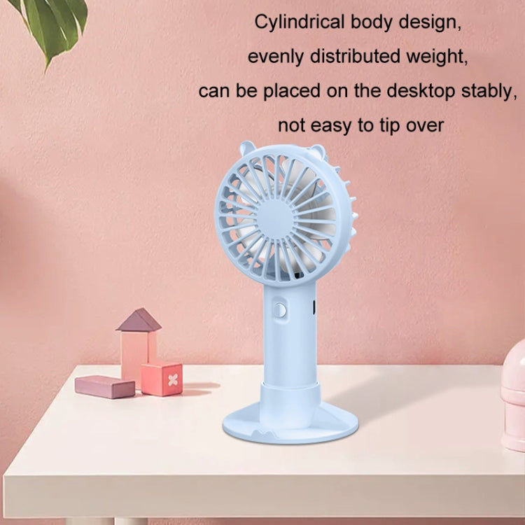 Mini USB Handheld Fan Rechargeable Portable Desktop Phone Holder(Green) | Kalsten