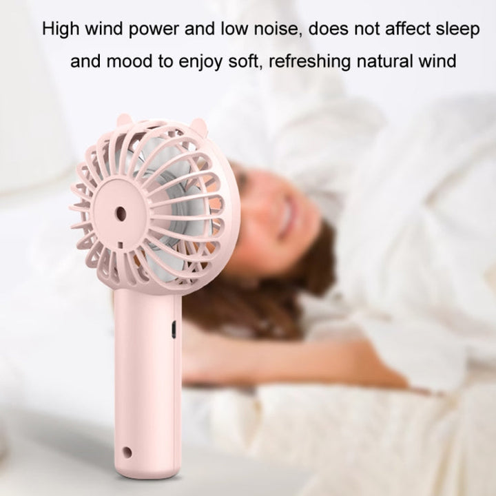 Mini USB Handheld Fan Rechargeable Portable Desktop Phone Holder(Green) | Kalsten