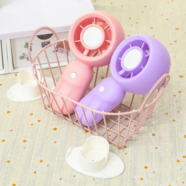 Handheld Rechargeable Fan Outdoor Camping Cooling Fan With Phone Holder Base(Green) | Kalsten