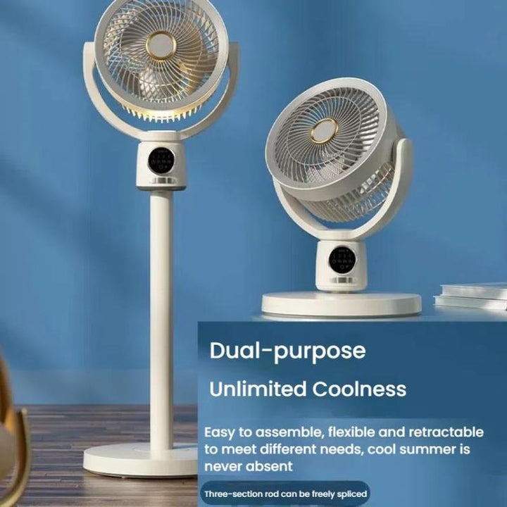 Air Circulation Fan Turbo Light Convection Standing Fan Remote Control Timer Floor Fan, Style: USB Plug | Kalsten