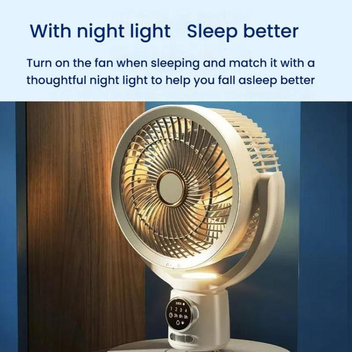 Air Circulation Fan Turbo Light Convection Standing Fan Remote Control Timer Floor Fan, Style: USB Plug | Kalsten