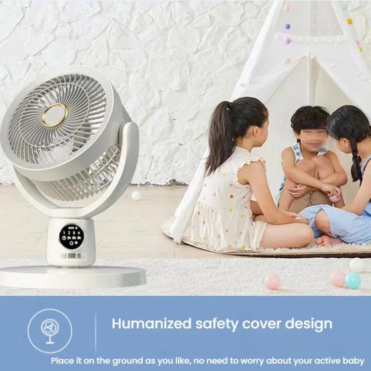 Air Circulation Fan Turbo Light Convection Standing Fan Remote Control Timer Floor Fan, Style: USB Plug | Kalsten