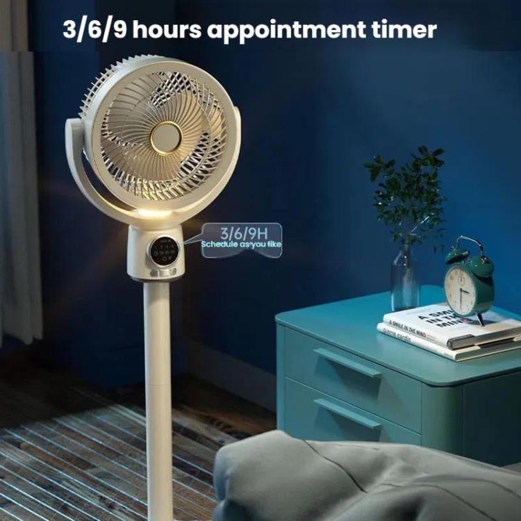 Air Circulation Fan Turbo Light Convection Standing Fan Remote Control Timer Floor Fan, Style: USB Plug | Kalsten