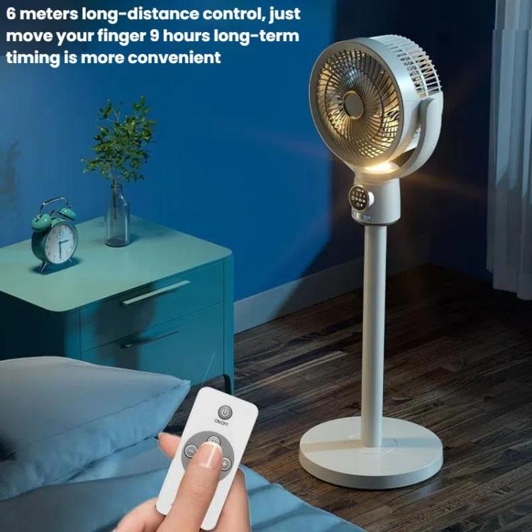 Air Circulation Fan Turbo Light Convection Standing Fan Remote Control Timer Floor Fan, Style: USB Plug | Kalsten