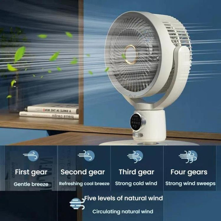 Air Circulation Fan Turbo Light Convection Standing Fan Remote Control Timer Floor Fan, Style: USB Plug | Kalsten