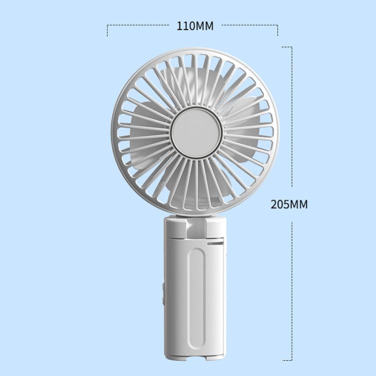 Folding Hanging Umbrella Fan USB Handheld Portable Umbrella Clip Fan Compact Desktop Fan(Black) | Kalsten