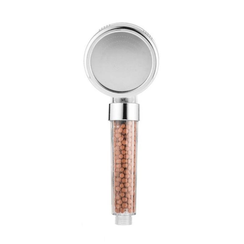Premium shower head and handheld shower with ion filter, water-saving and with adjustable water pressure