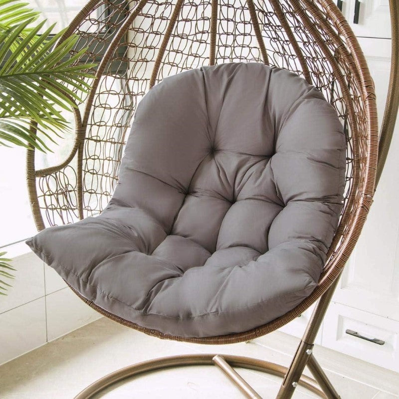 Comfort Cushion for Garden and Swing Chair – Dark Grey – 80x120 cm – For Indoor & Outdoor | Kalsten