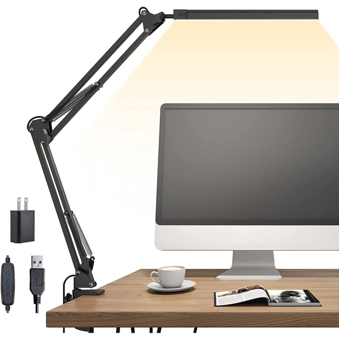 LED Desk Lamp - Adjustable lamp with clip Kalsten