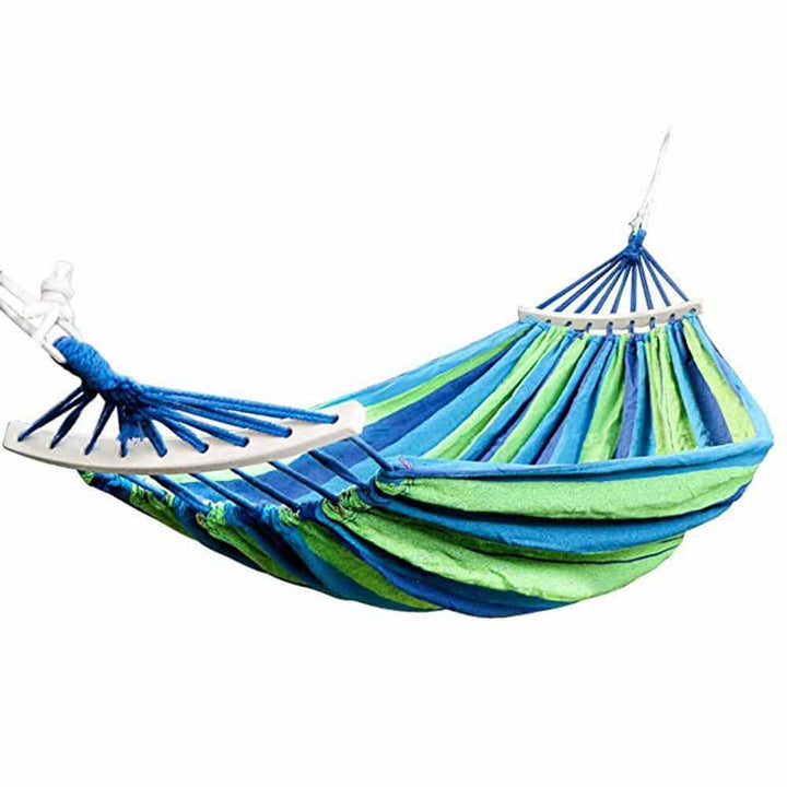 Hammock - by Camping Hammock (blue striped) | Kalsten