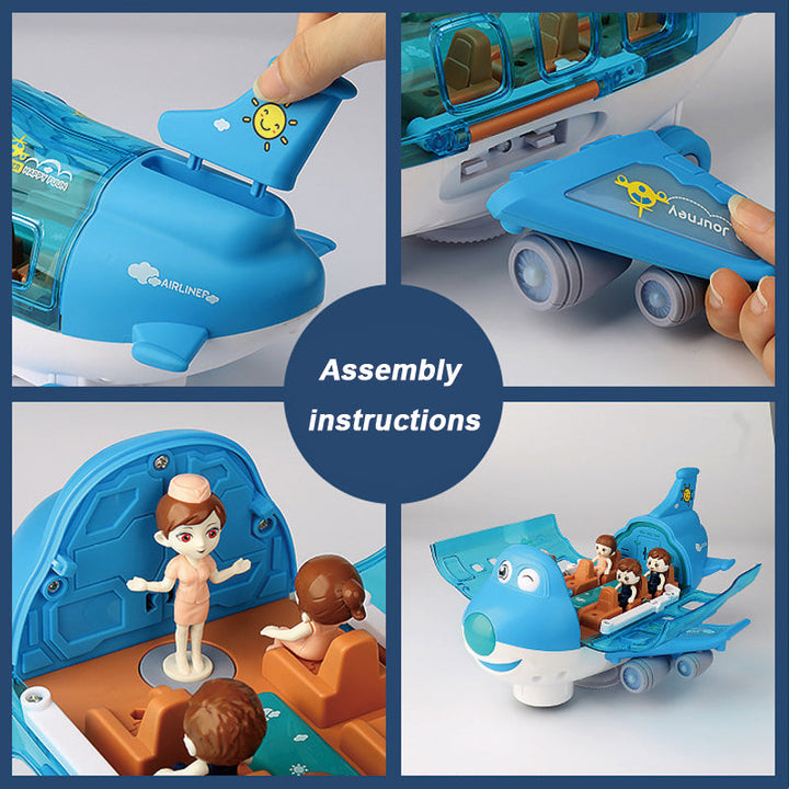 Kalsten | 360° rotatable electric airplane toy
