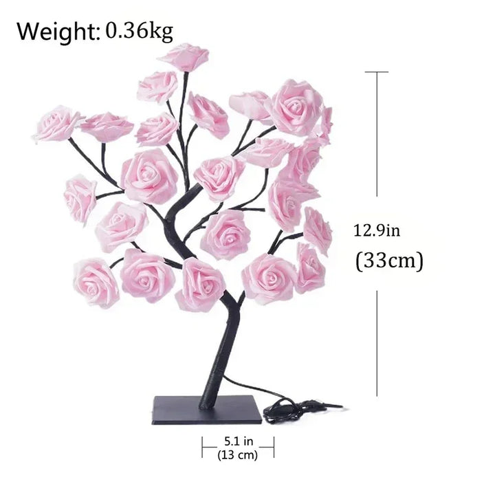 Romantic Rose Table Lamp - Warm Light & Elegance Kalsten