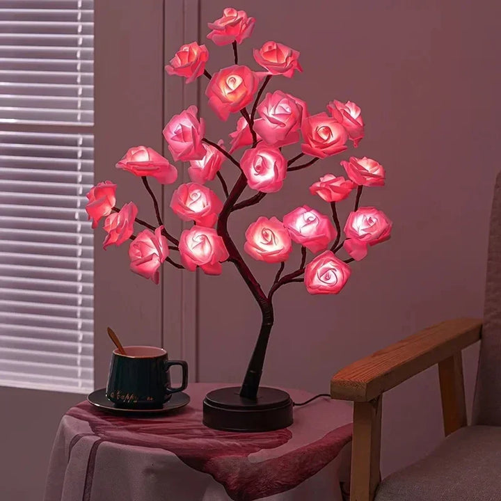 Romantic Rose Table Lamp - Warm Light & Elegance Kalsten