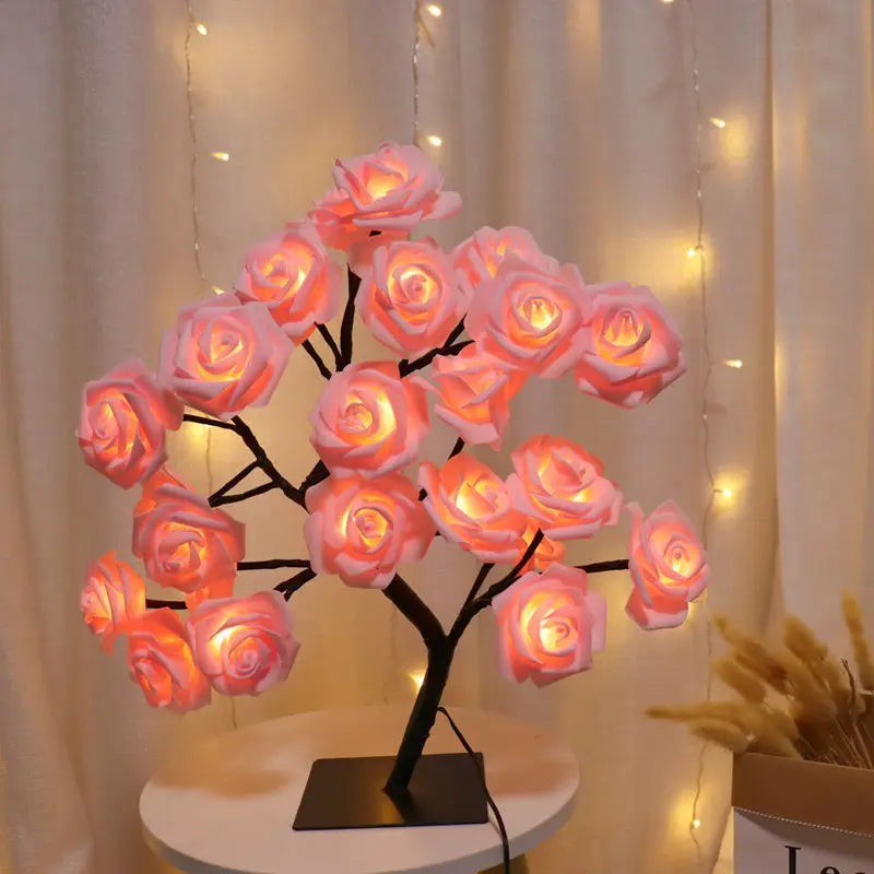 Romantic Rose Table Lamp - Warm Light & Elegance Kalsten