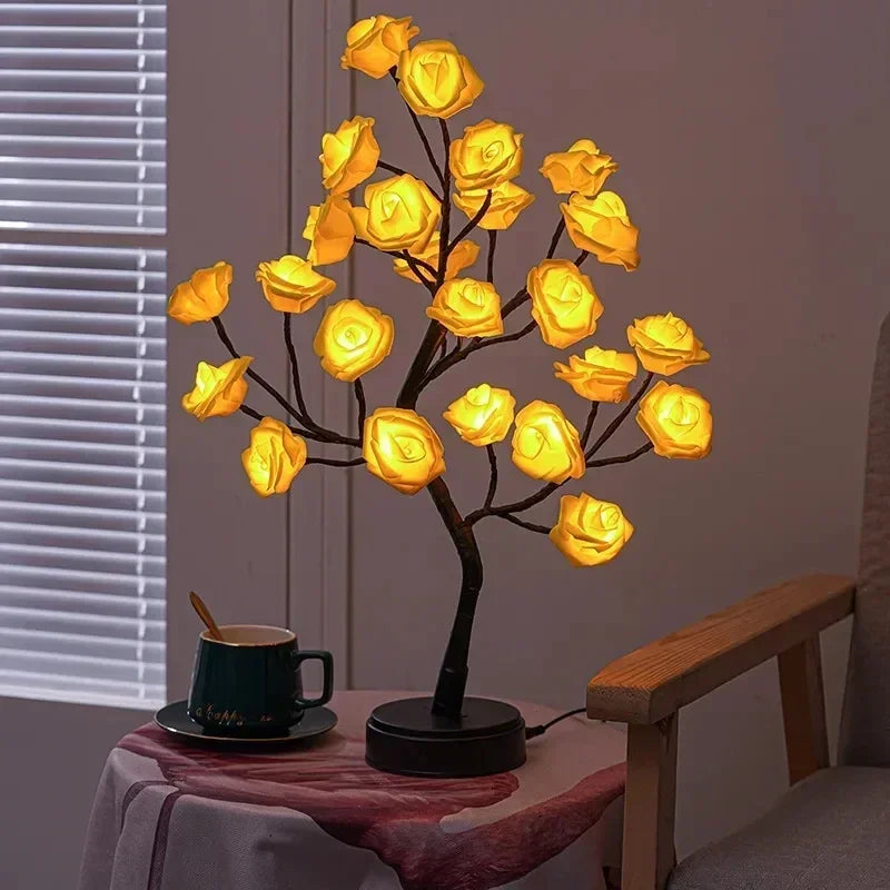 Romantic Rose Table Lamp - Warm Light & Elegance Kalsten