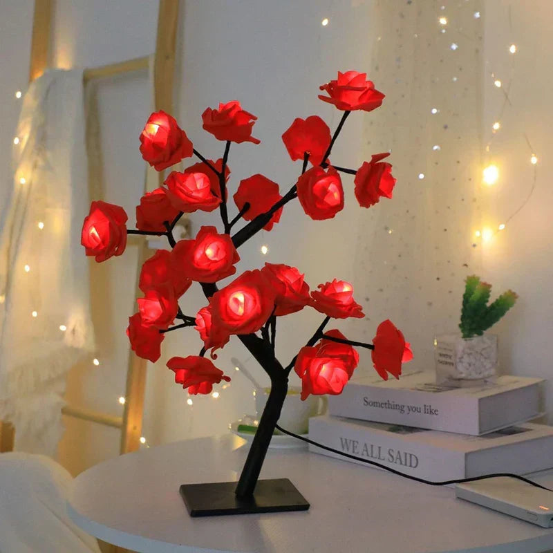 Romantic Rose Table Lamp - Warm Light & Elegance Kalsten