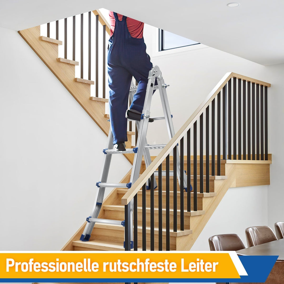 Telescopic ladder Multifunctional ladder 3 in 1 Aluminum ladder | Kalsten