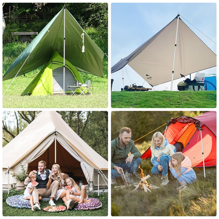 Telescopic pole for tents Adjustable Aluminum | Kalsten