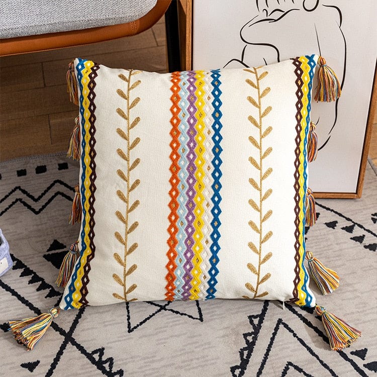 Textured-Tassel Pillowcase | Kalsten