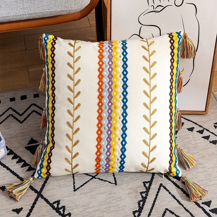 Textured-Tassel Pillowcase | Kalsten