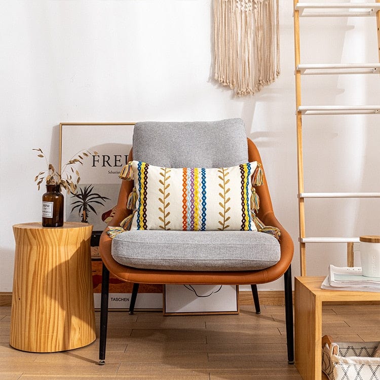 Textured-Tassel Pillowcase | Kalsten
