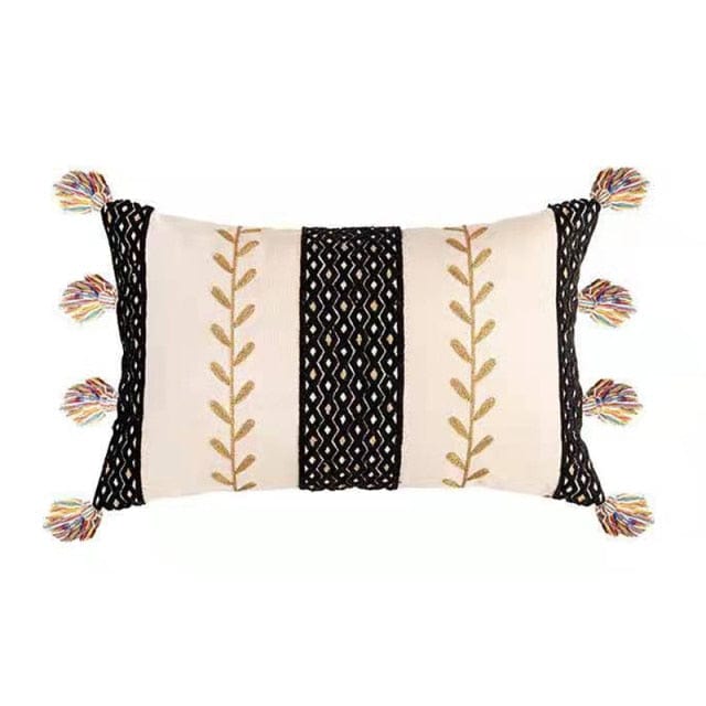 Textured-Tassel Pillowcase | Kalsten