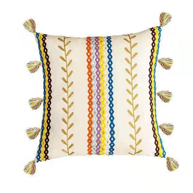 Textured-Tassel Pillowcase | Kalsten