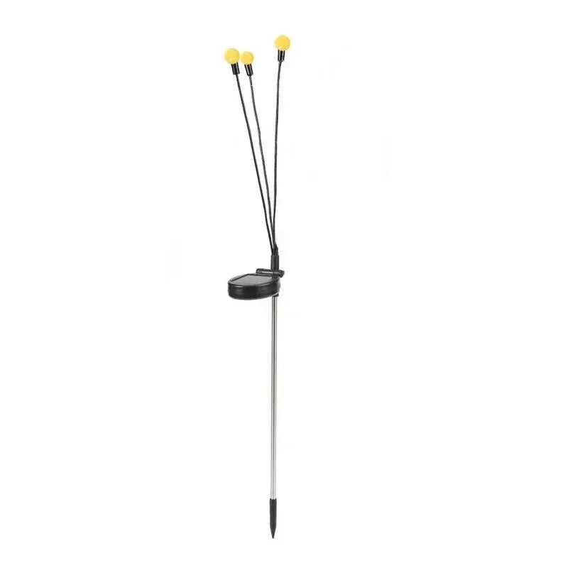 Solar-powered Firefly Garden Light - Three-headed LED Lamp for Outdoors | Kalsten