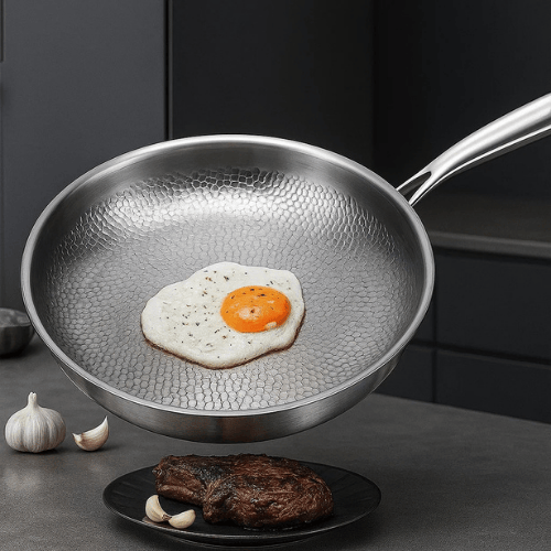 Titanpan – Forged titanium pan without coating, scratch-resistant and heat-resistant | Karnz