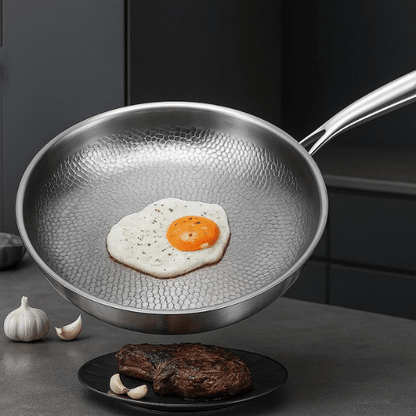 Titanpan – Forged titanium pan without coating, scratch-resistant and heat-resistant | Karnz
